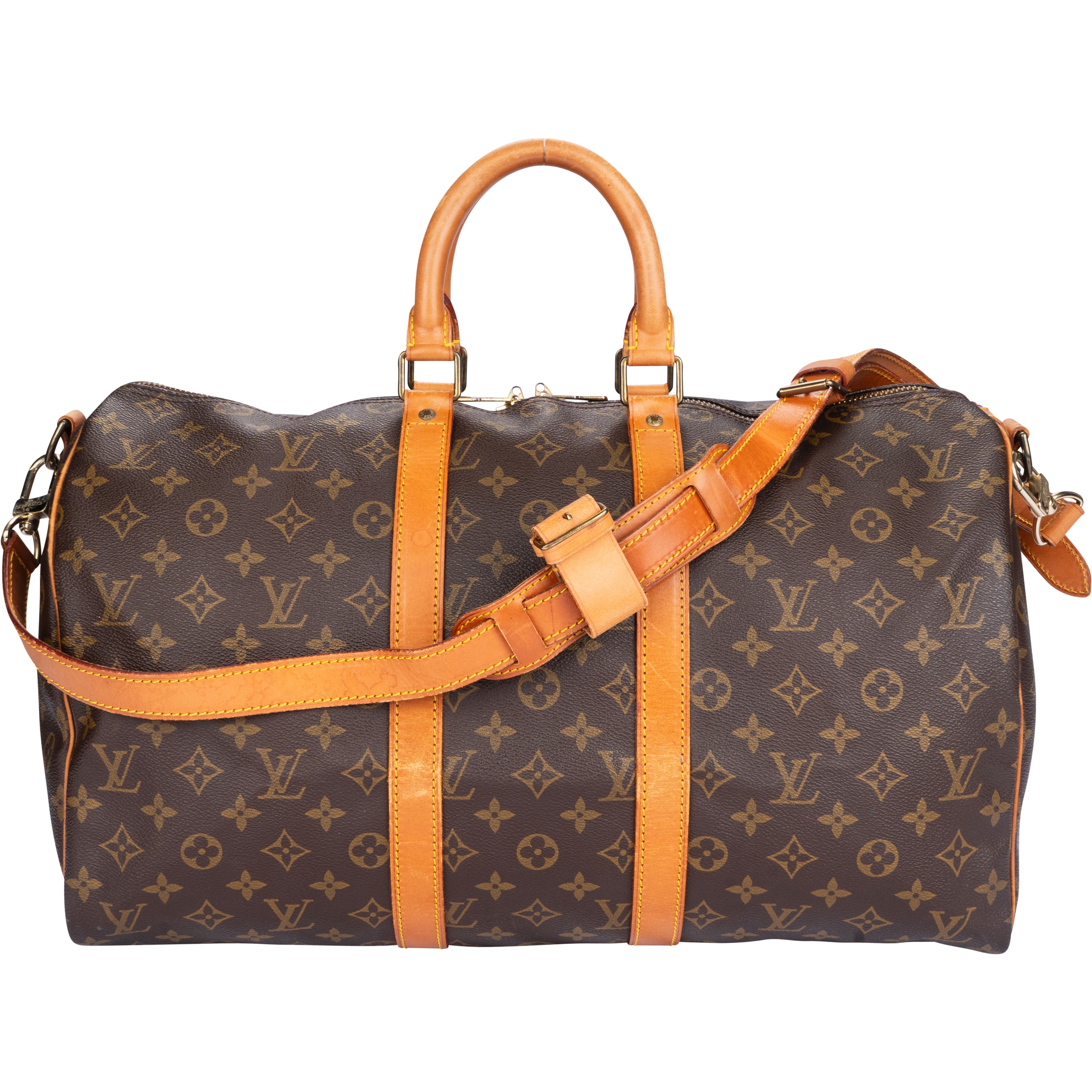 Louis Vuitton Canvas Monogram Keepall Bandouliere 45 – vintageandkickz