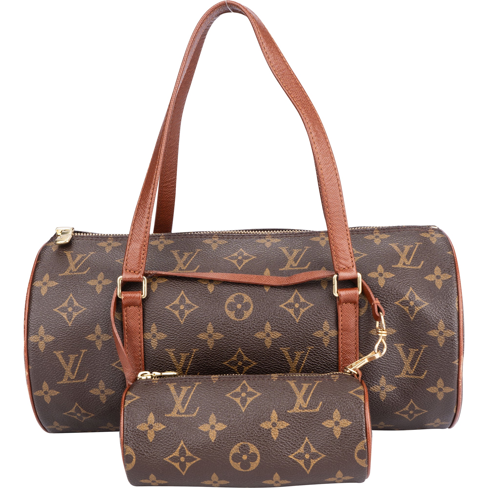 Louis Vuitton Canvas Monogram Papillon Set Handbag vintageandkickz