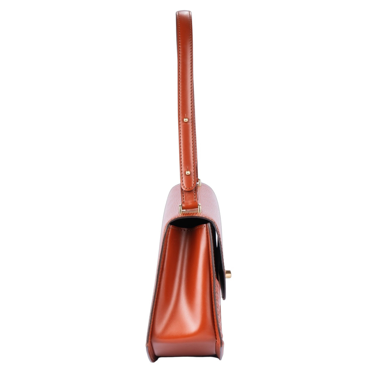 Louis Vuitton Cognac Epi Leather Tilsit Two Way Bag