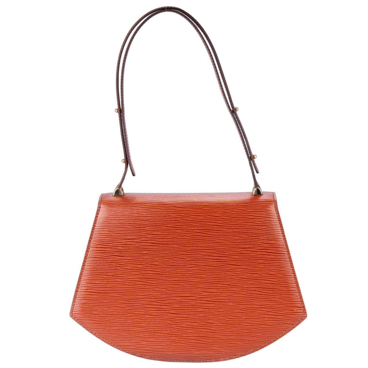 Louis Vuitton Cognac Epi Leather Tilsit Two Way Bag
