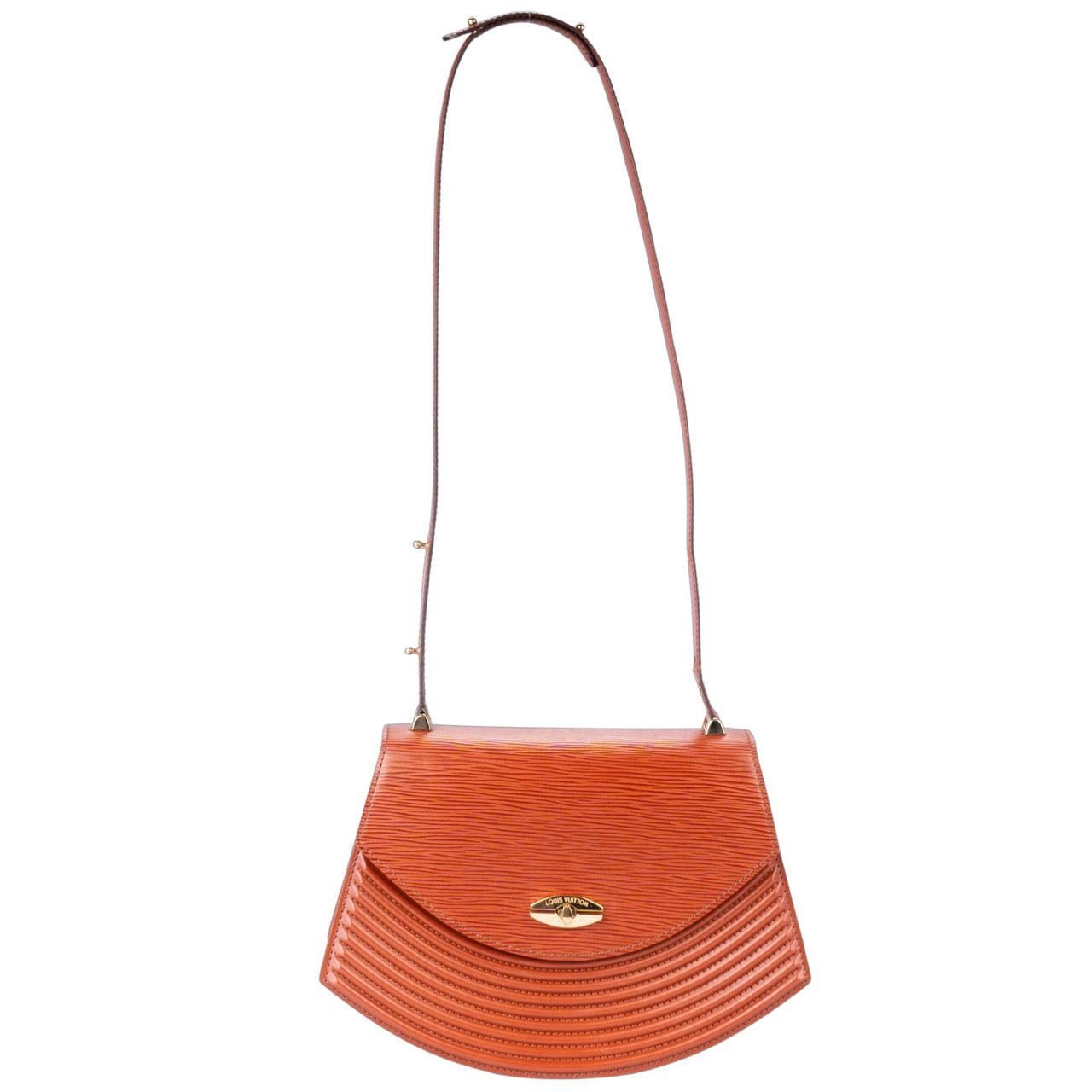 Louis Vuitton Cognac Epi Leather Tilsit Two Way Bag