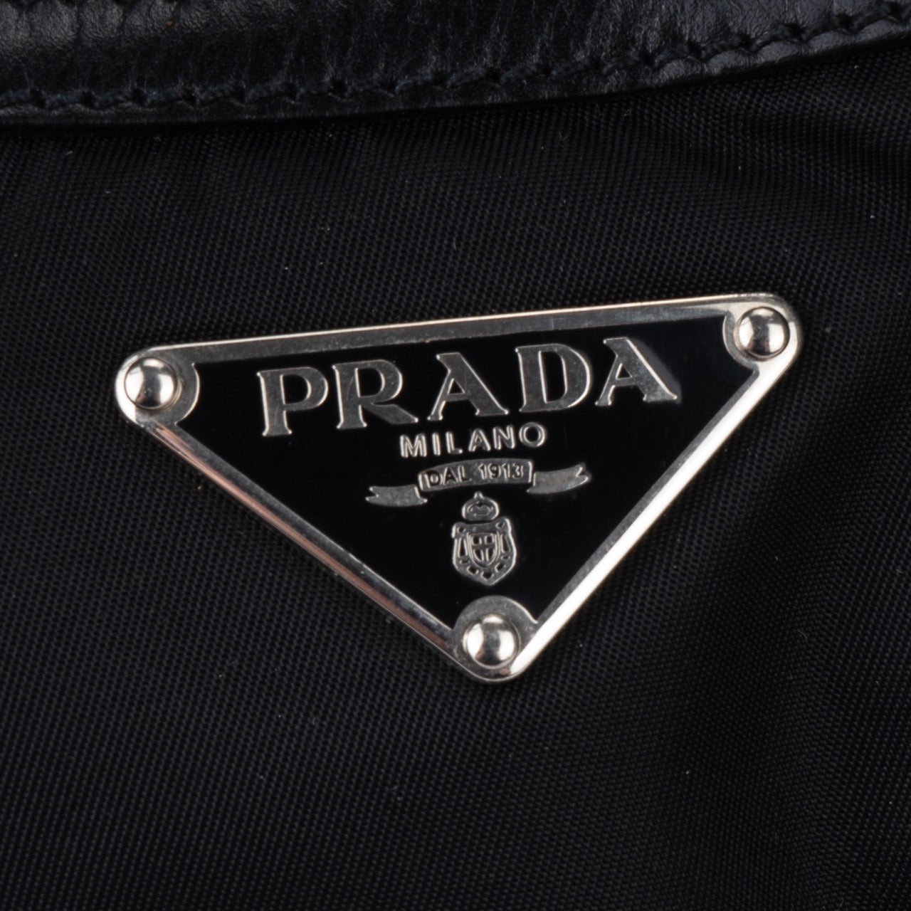 Prada Nylon Black Hobo Handbag