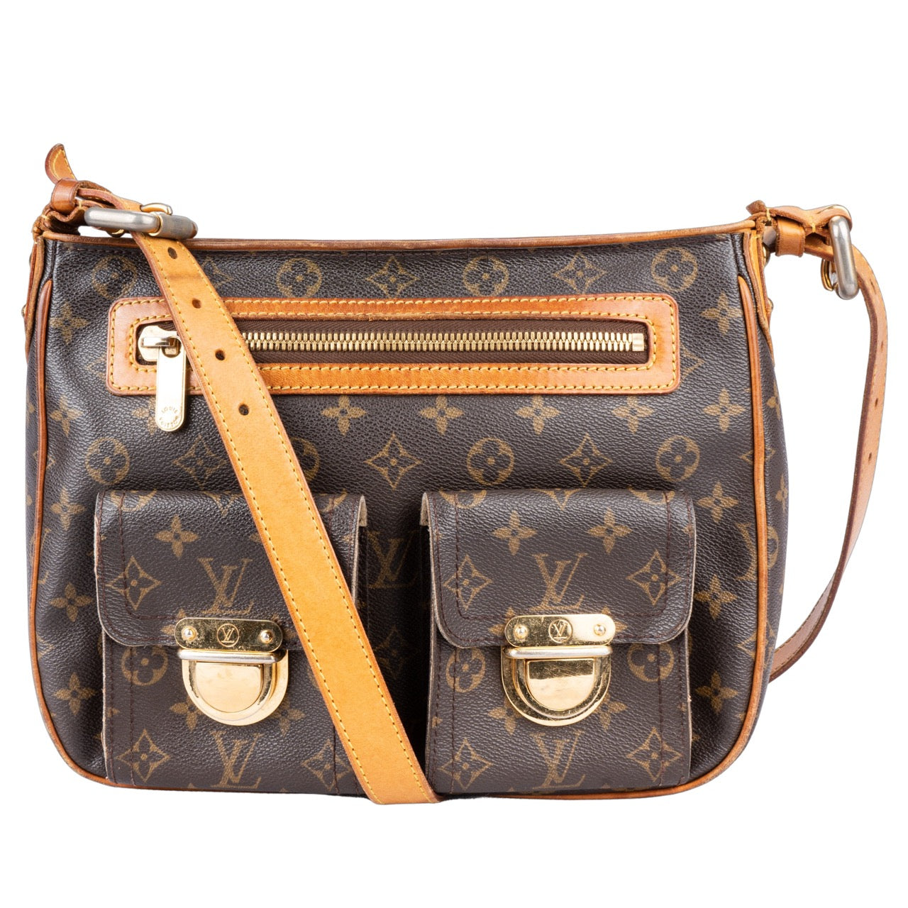 Louis Vuitton Canvas Monogram Hudson GM Crossbody Bag