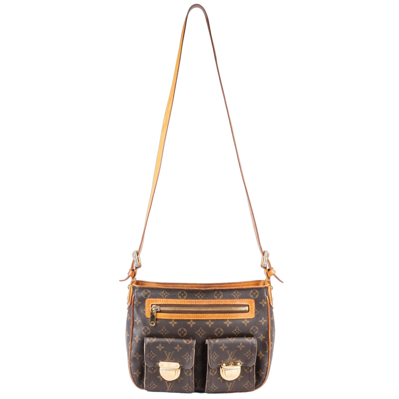 Louis Vuitton Canvas Monogram Hudson GM Crossbody Bag