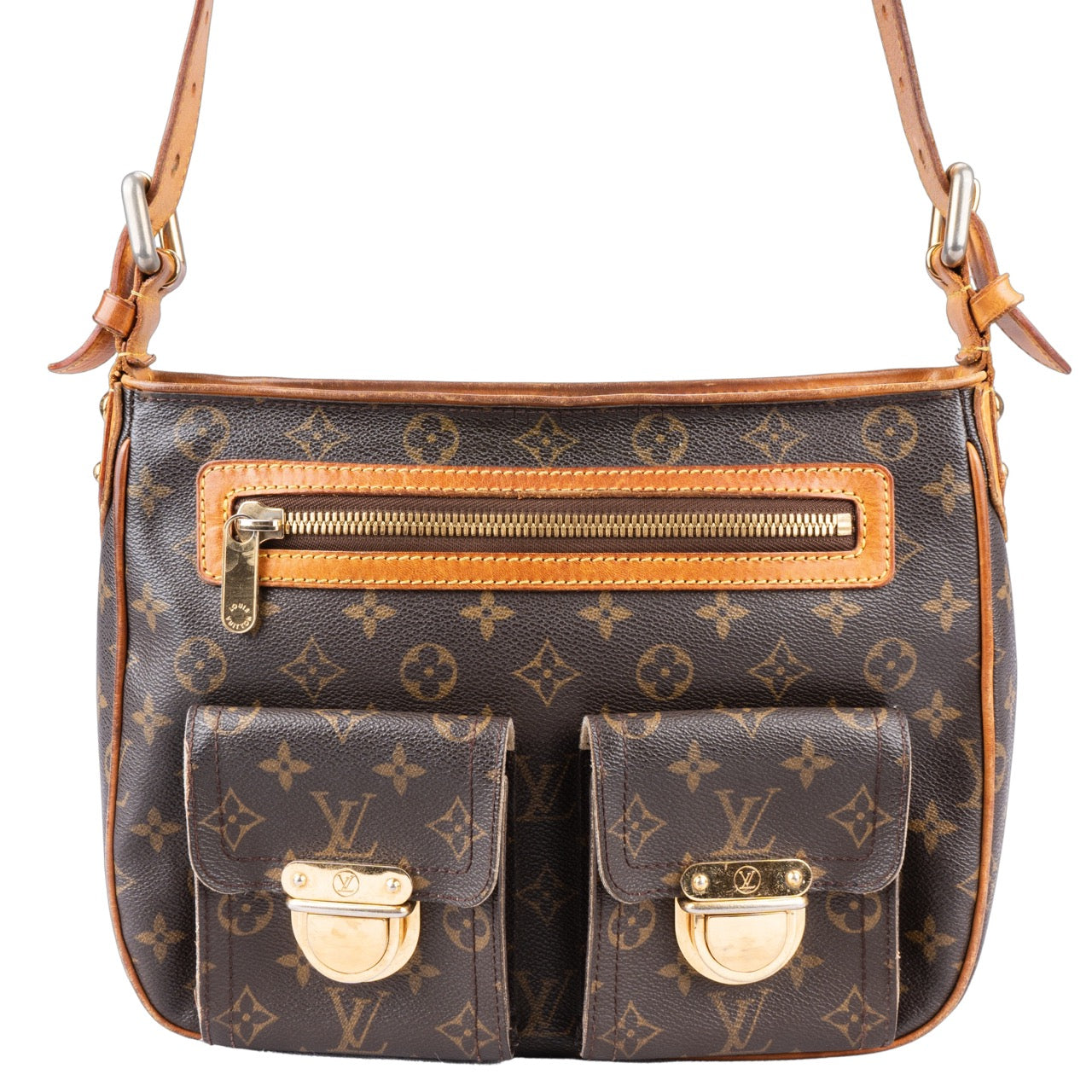 Louis Vuitton Canvas Monogram Hudson GM Crossbody Bag
