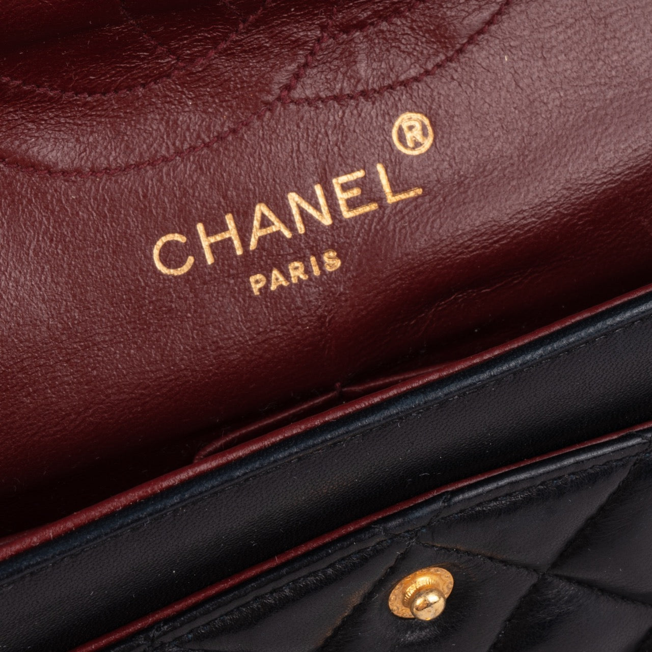 Chanel Quilted Lambskin 24K Gold Double Flap Bag Small