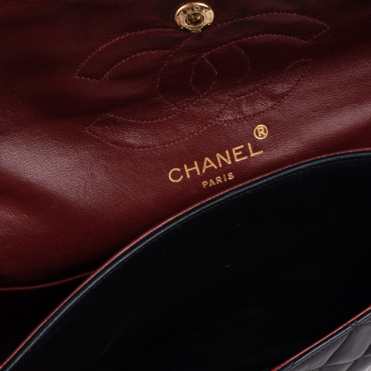 Chanel Quilted Lambskin 24K Gold Double Flap Bag Small
