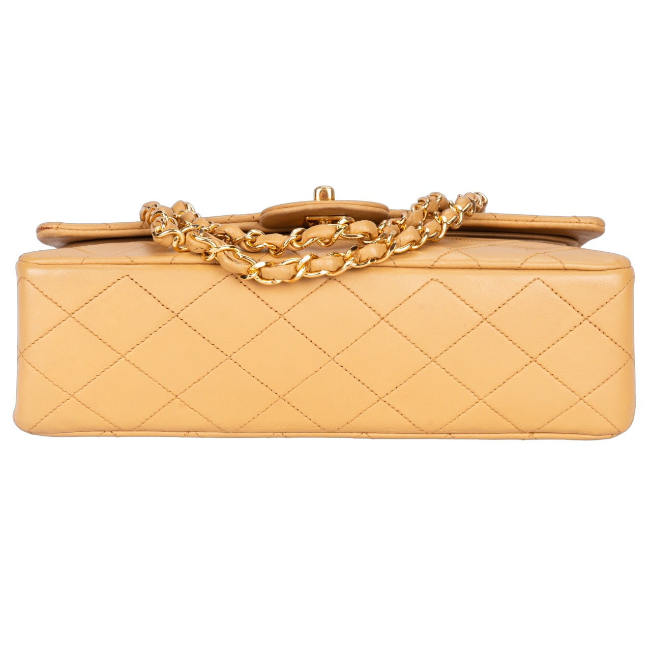 Chanel Quilted Lambskin Double Flap Bag Medium