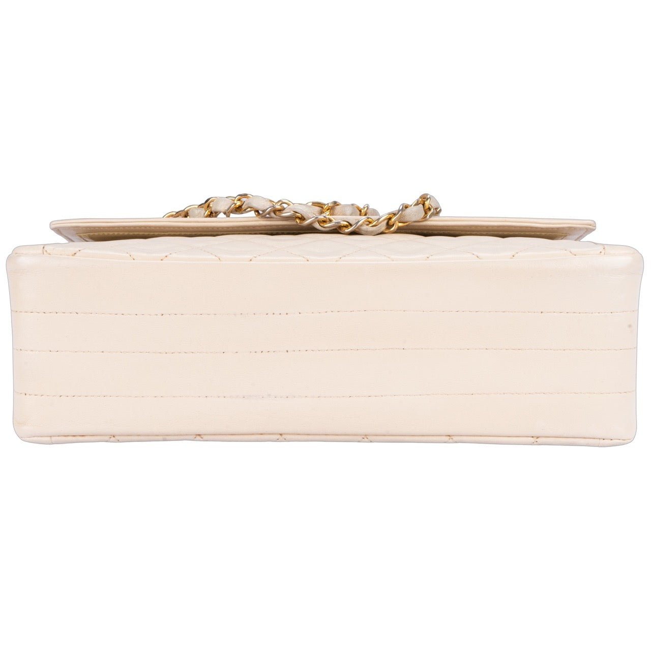Chanel Quilted Lambskin 24K Gold Single Flap Bag