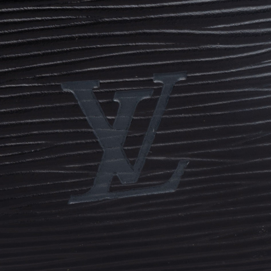 Louis Vuitton Noir Epi Leather Keepall 45