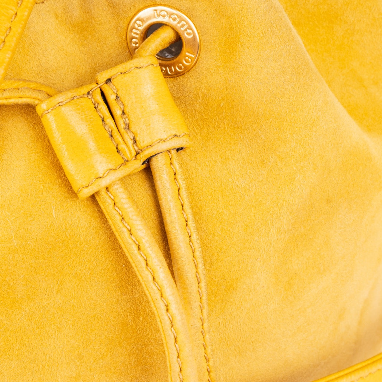 Gucci Suede Leather Horsebit Crossbody Bag