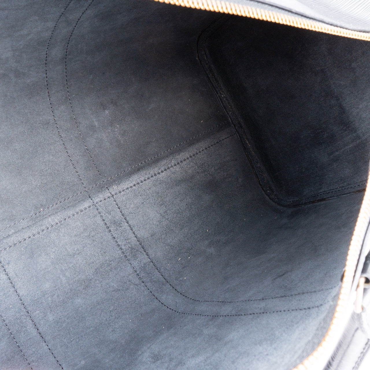 Louis Vuitton Noir Epi Leather Keepall 45