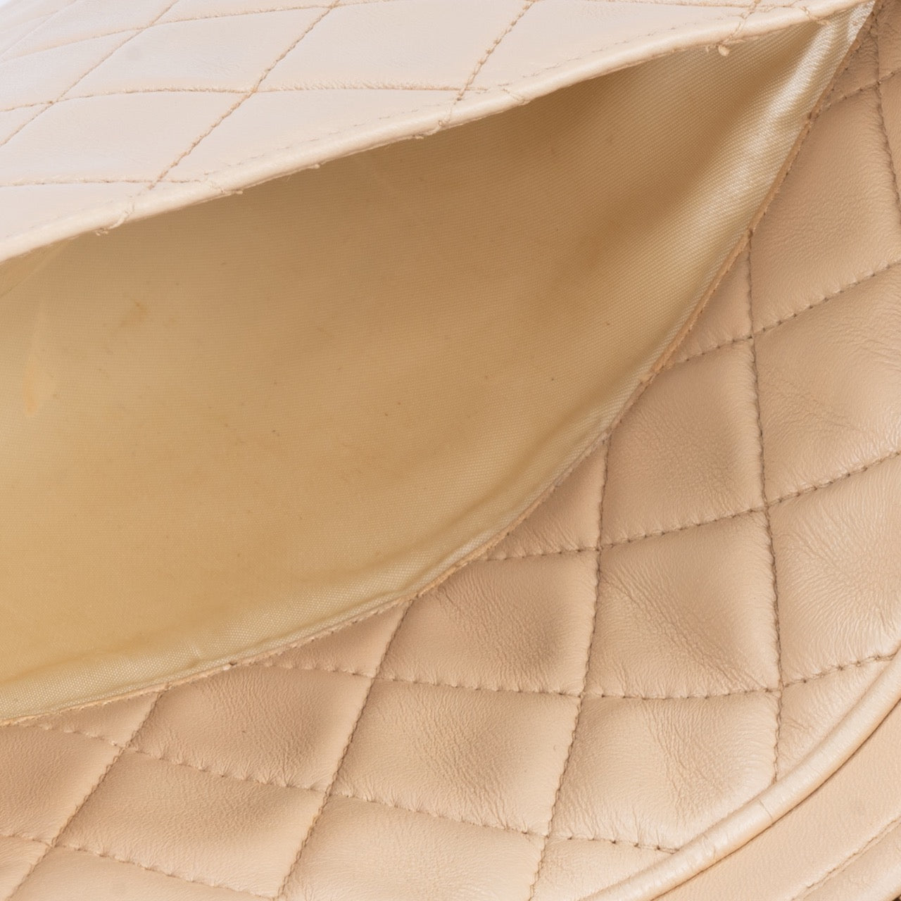 Chanel Quilted Lambskin 24K Gold Crossbody Bag