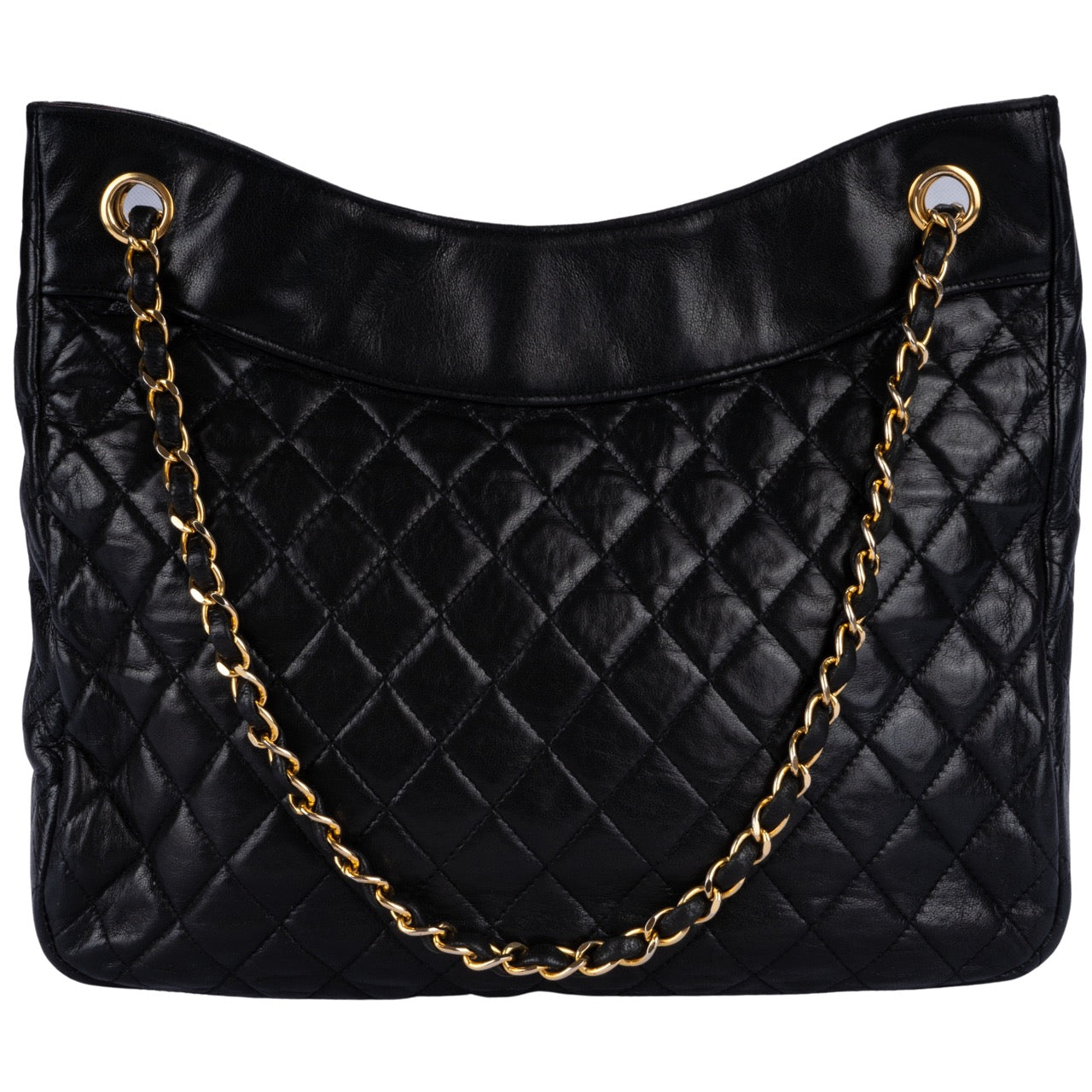 Chanel Lambskin 24K Gold Tote Bag