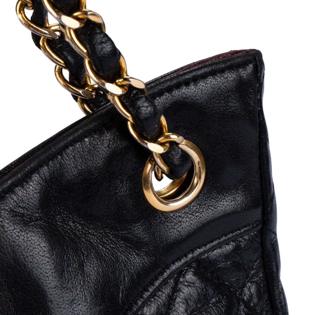 Chanel Lambskin 24K Gold Tote Bag