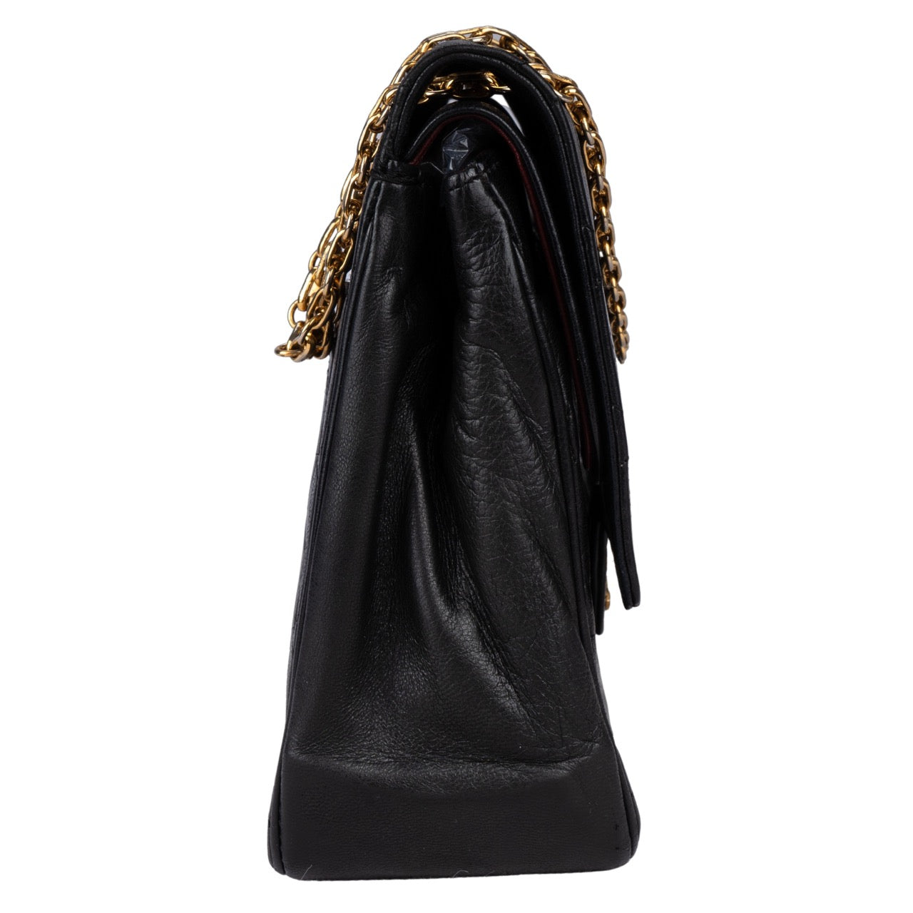 Chanel Quilted Lambskin 24K Gold Double Flap Bag