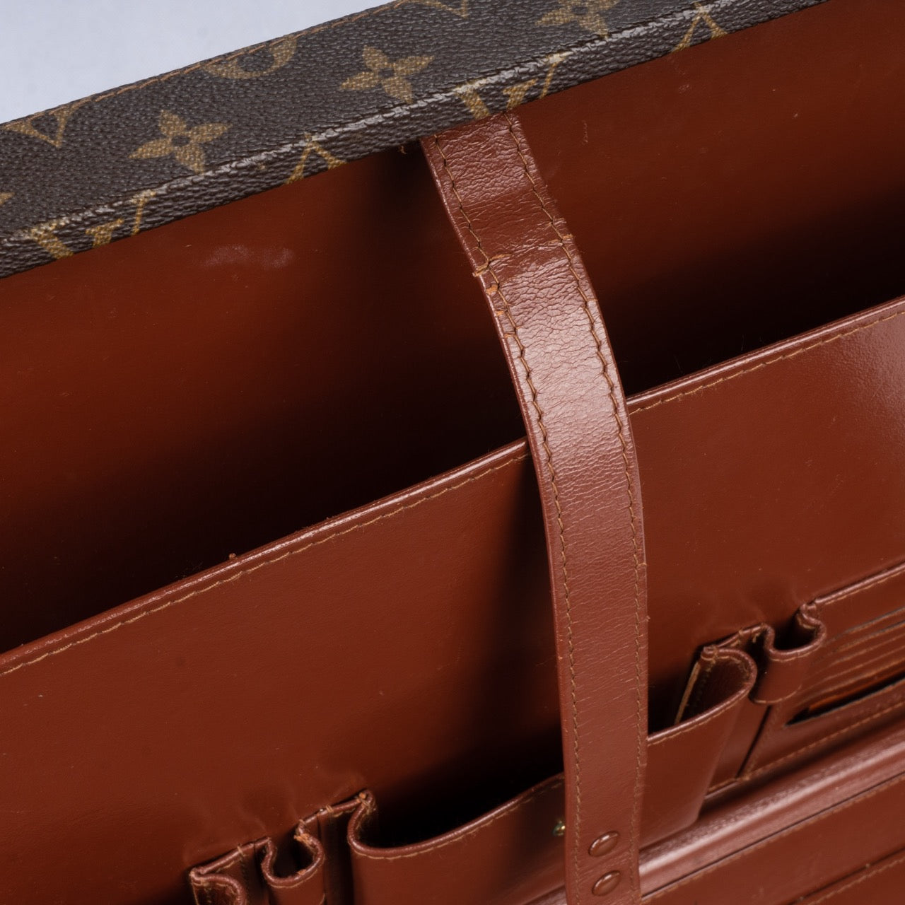 Louis Vuitton Canvas Monogram President Briefcase