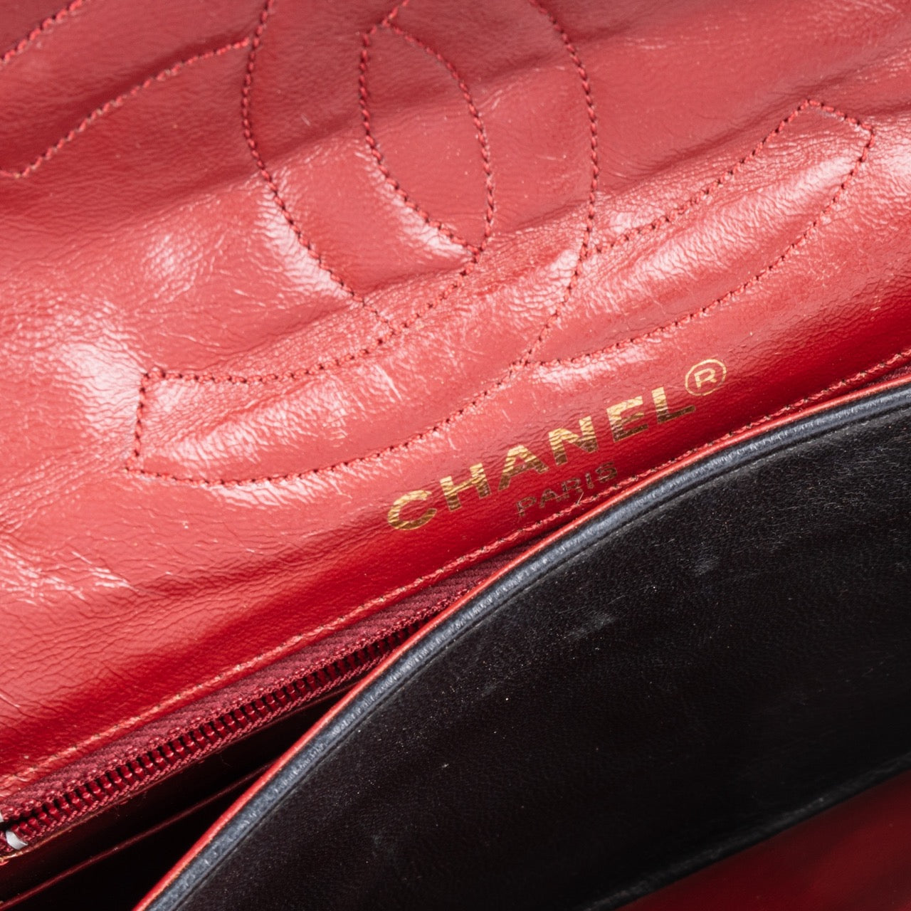 Chanel Quilted Lambskin 24K Bicolor Double Flap Small Crossbody Bag