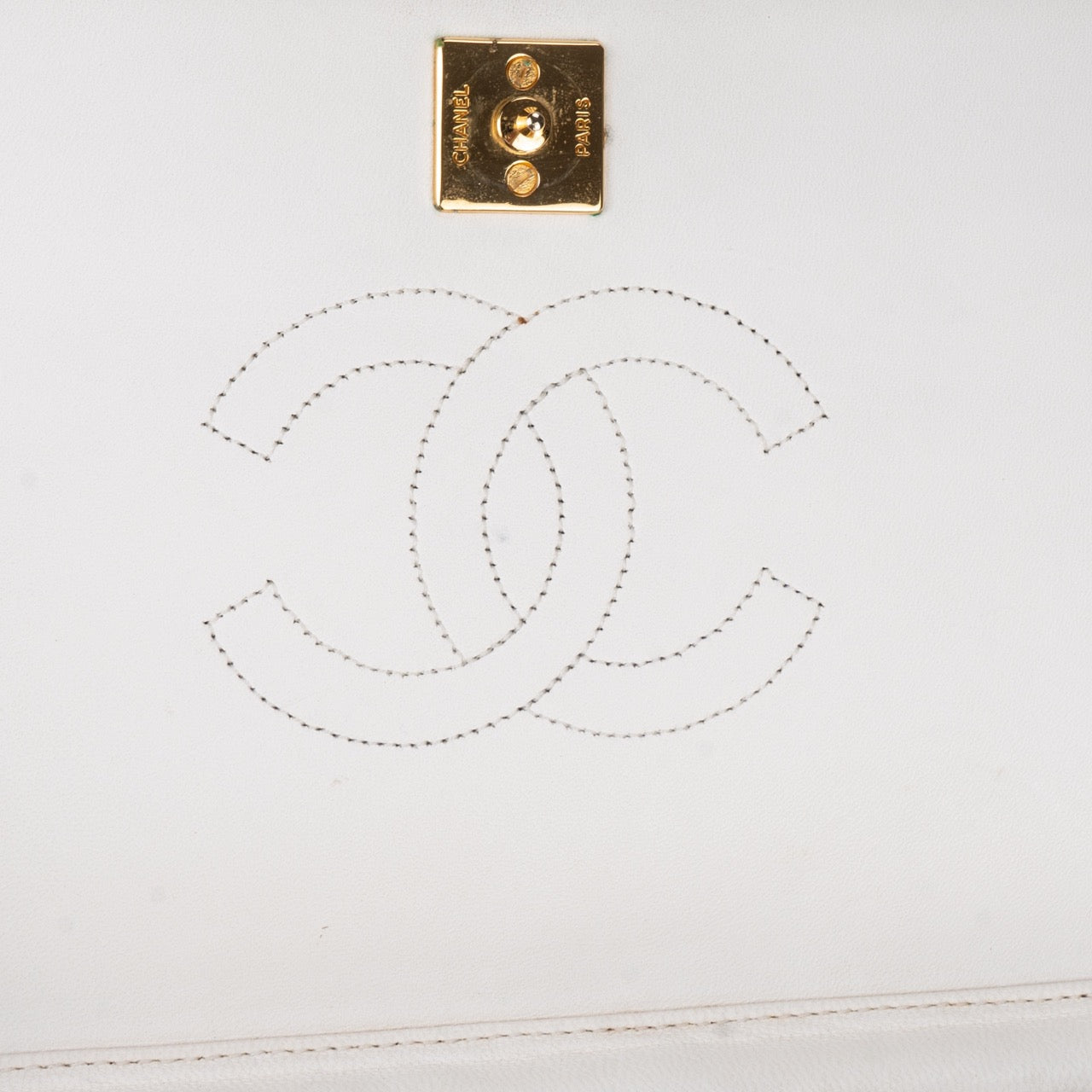 Chanel Quilted Lambskin 24K Gold Single Flap Bag