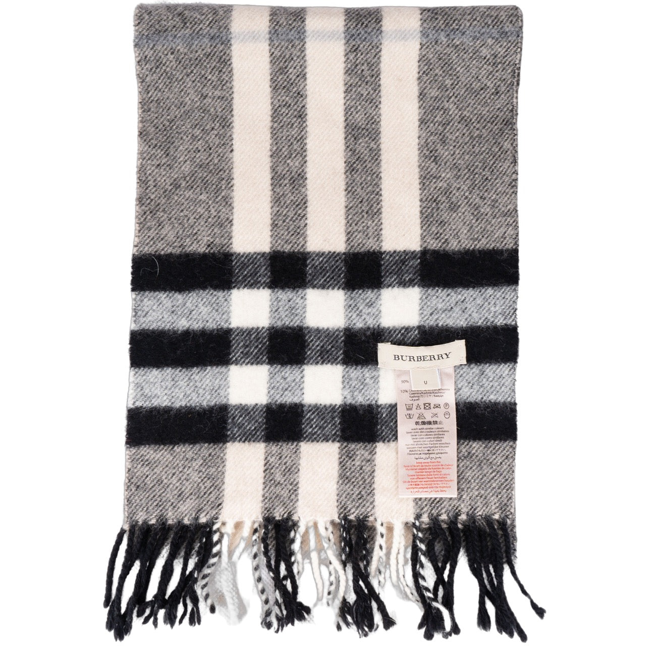 Burberry Nova-Check Wool Cashmere Schal Scarf
