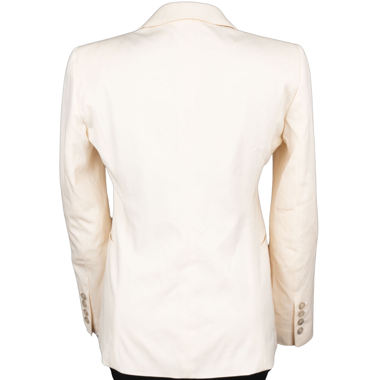 Gucci White Cotton Blazer (42)
