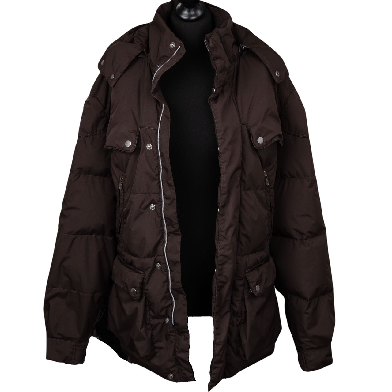 Belstaff Brown Down Jacket Parka (M)