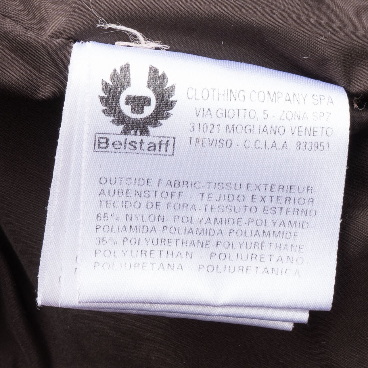 Belstaff Brown Down Jacket Parka (M)