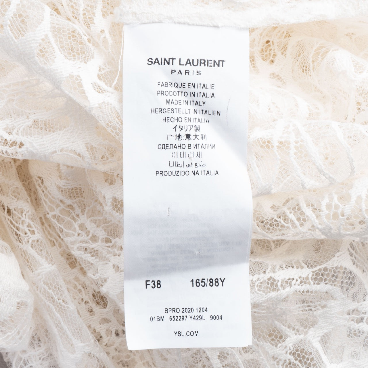Saint Laurent Flower Catwalk Blouse (D36 / FR38)