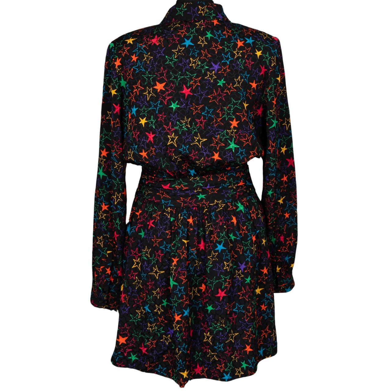 Saint Laurent Silk Star Dress (F40 / D38)