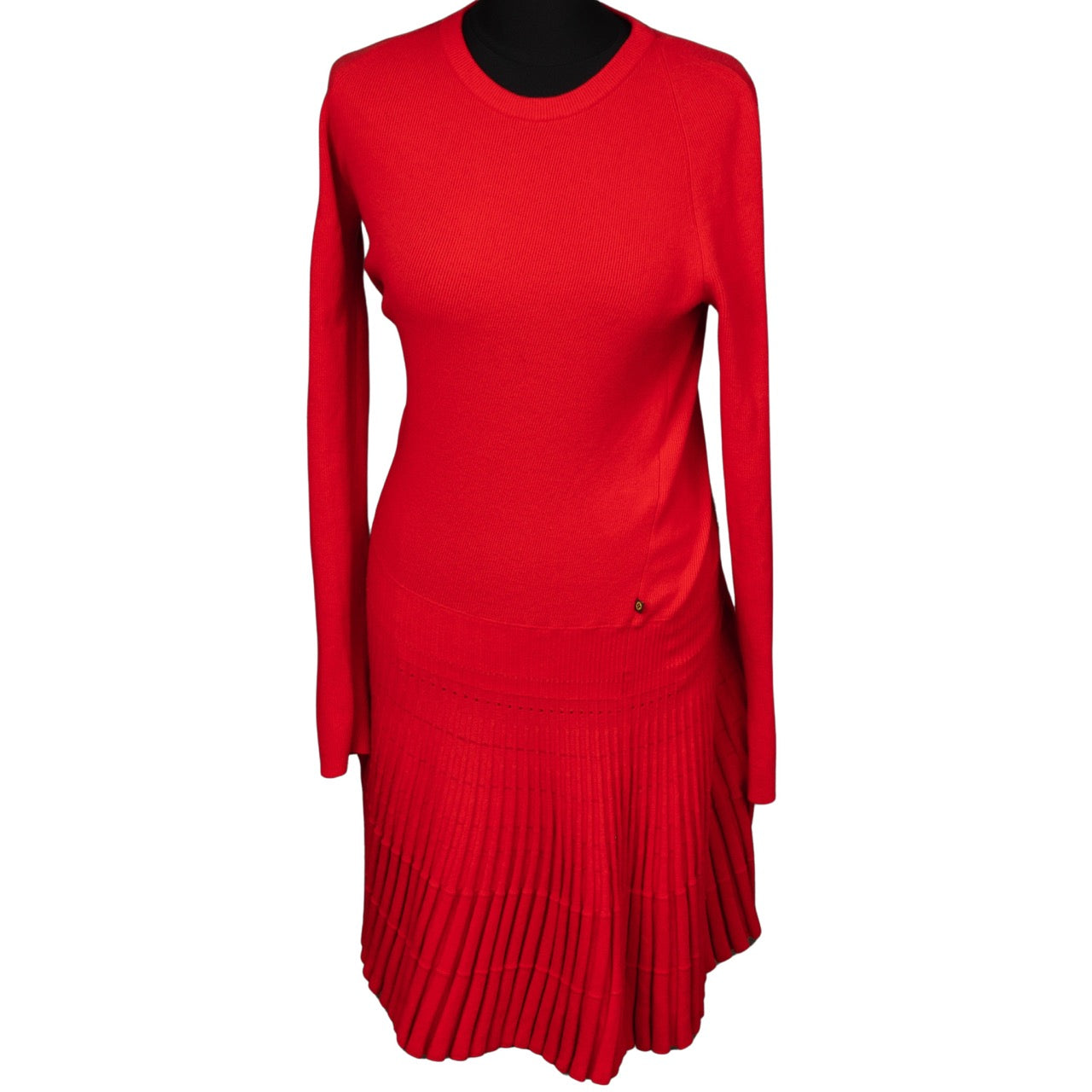 Louis Vuitton Red Wool Dress (M)