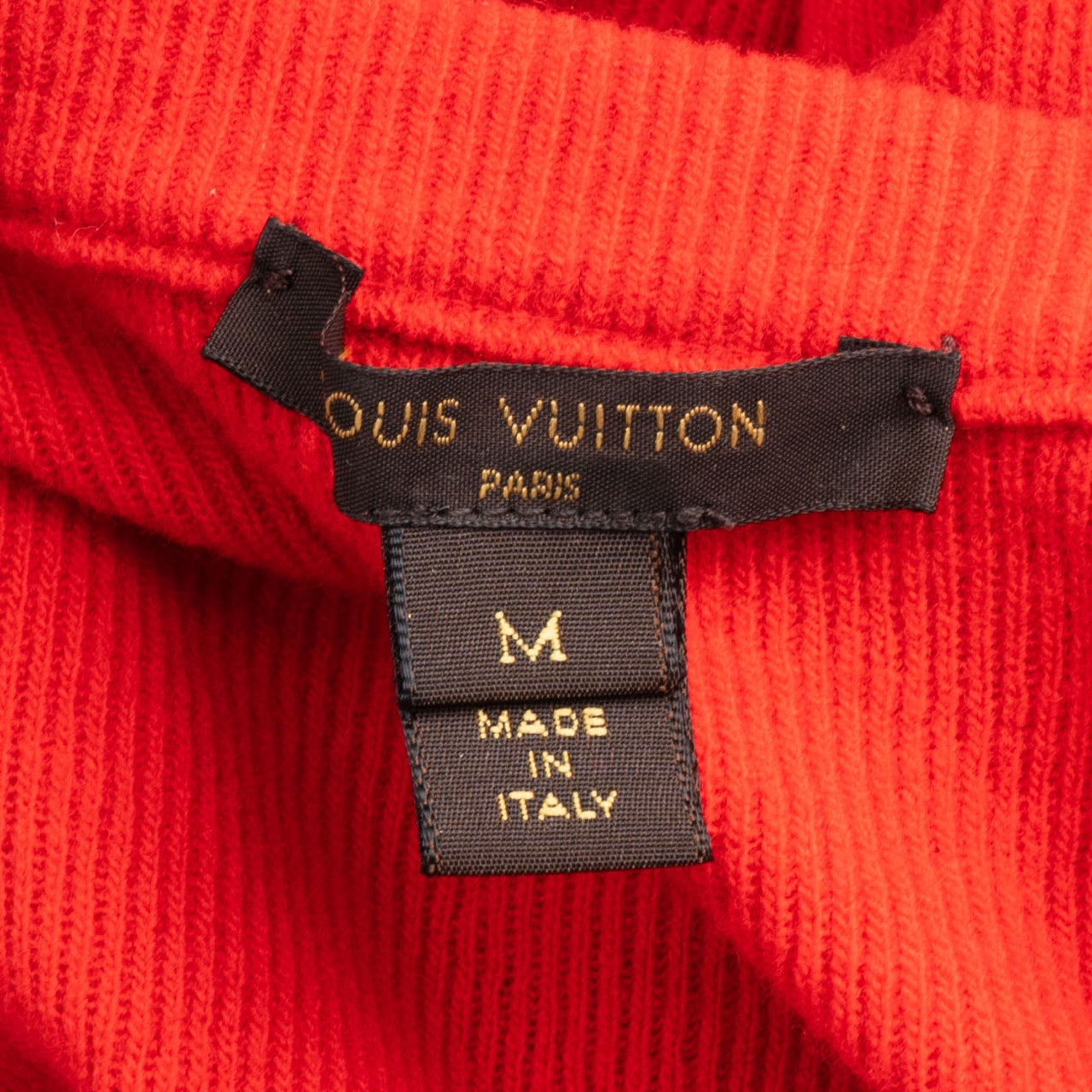 Louis Vuitton Red Wool Dress (M)