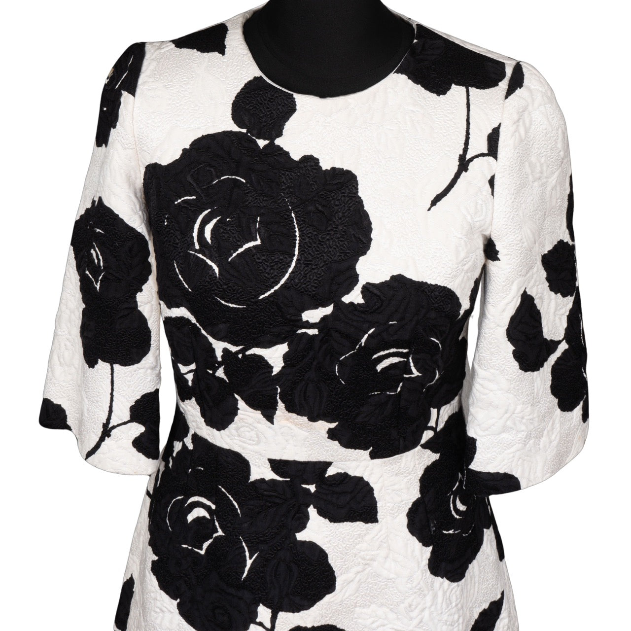 Dolce & Gabbana Black And White Dress (D38 / FR40 / IT44)