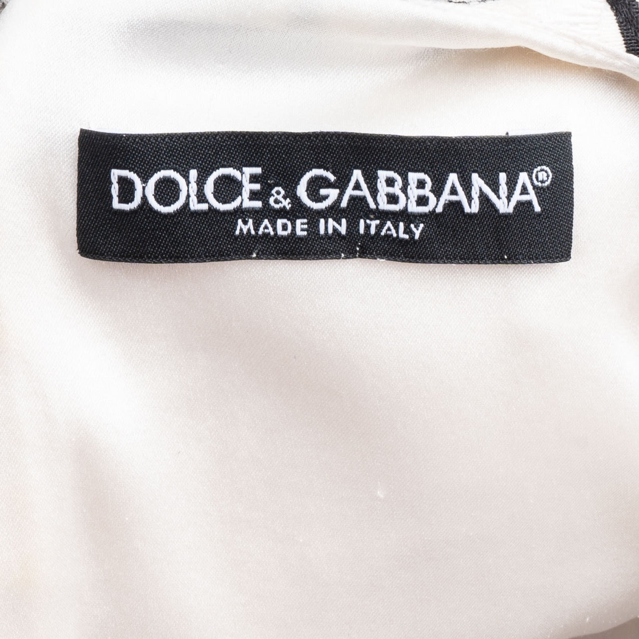 Dolce & Gabbana Black And White Dress (D38 / FR40 / IT44)