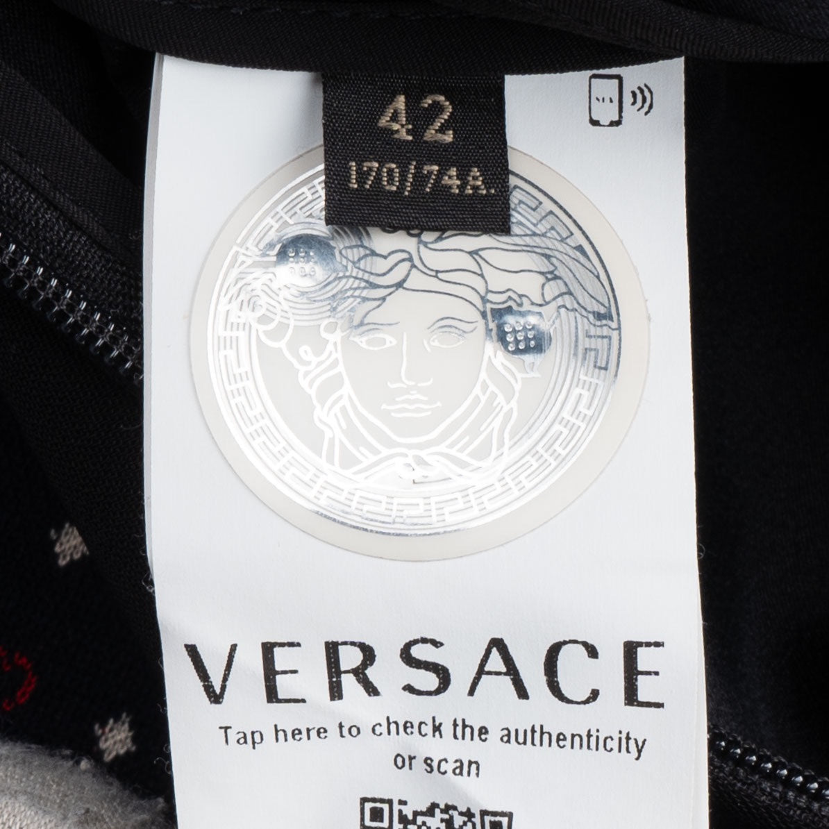 Versace Black Viskose Skirt (42 / 170)