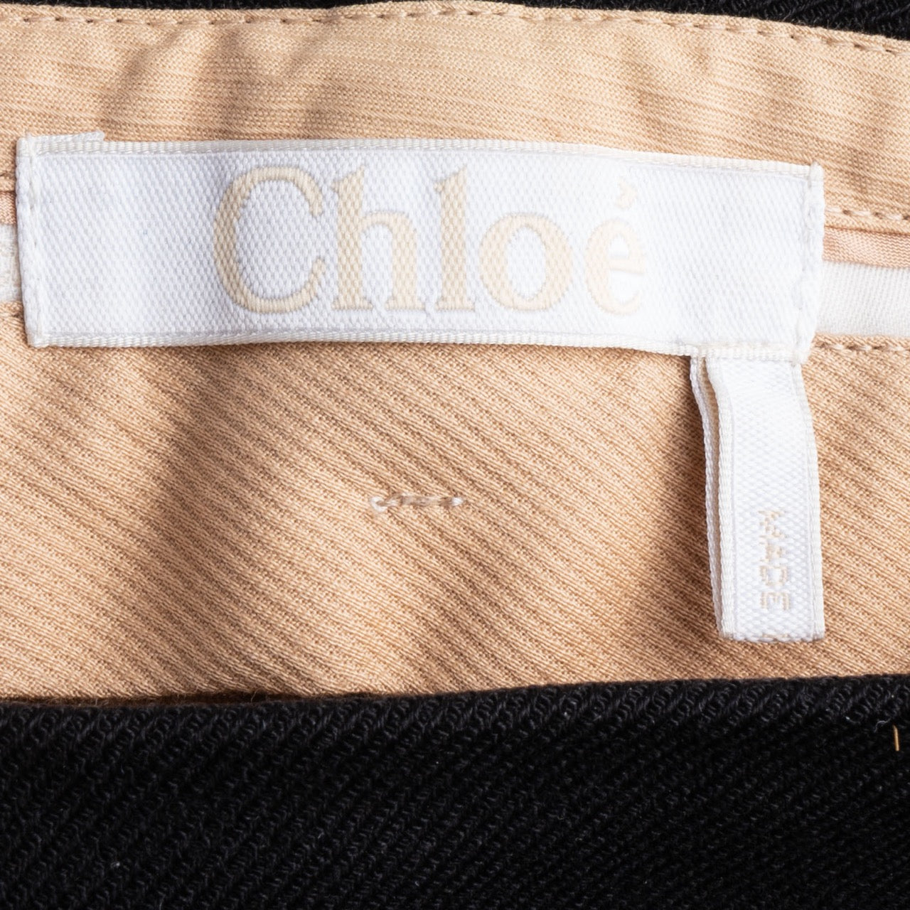Chloe Black Wool Business Pants (D34 / FR36)