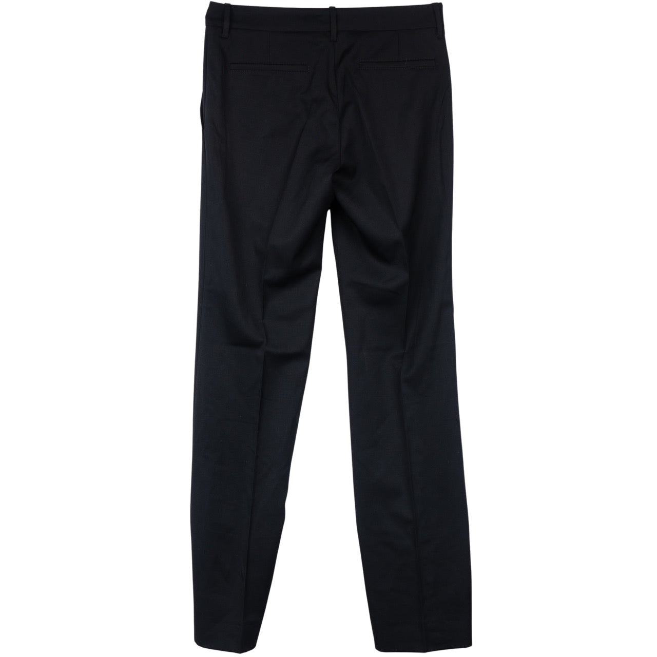 Gucci Golden Buckle Black Wool Pants (40)