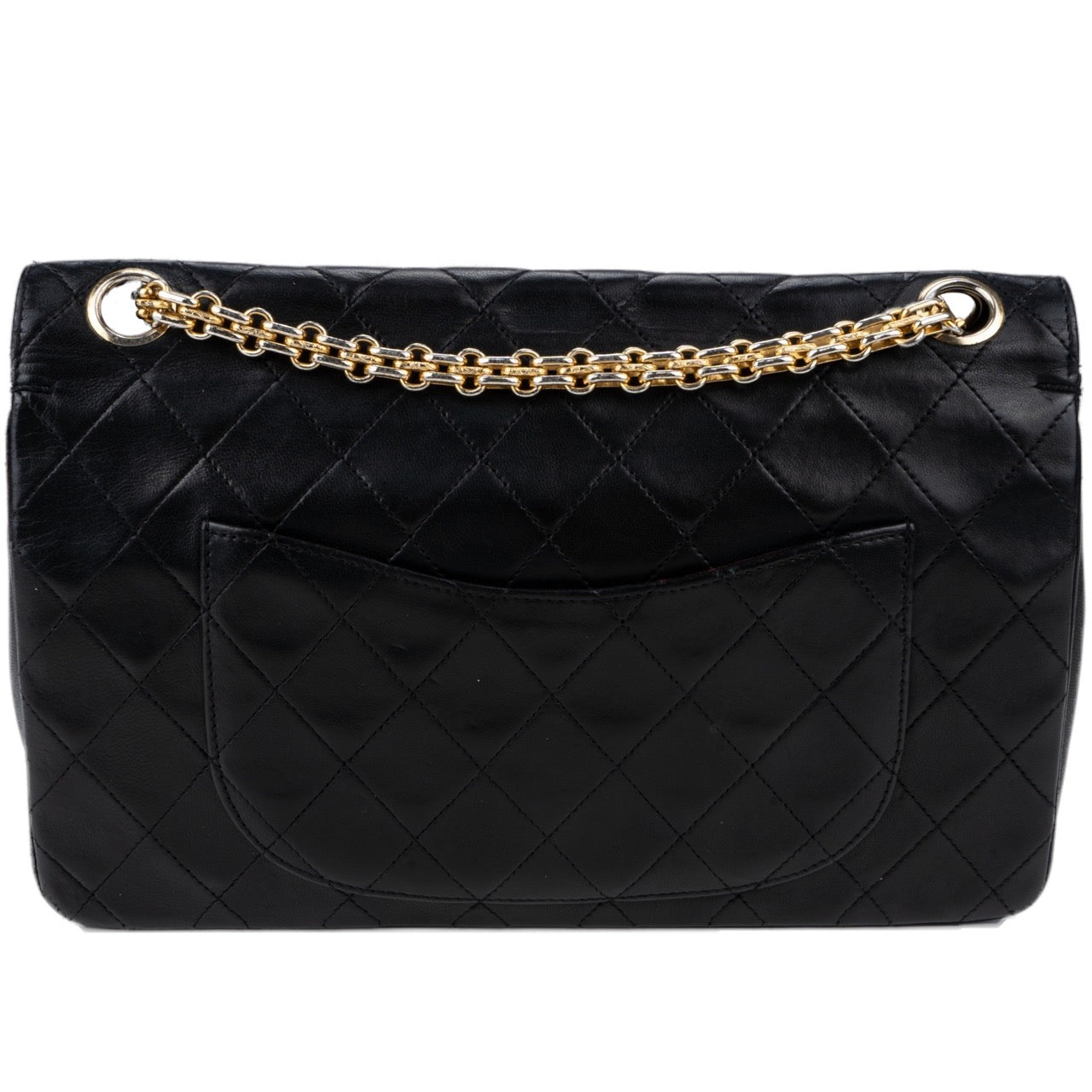 Chanel Quilted Lambskin 24K Gold Double Flap Bag