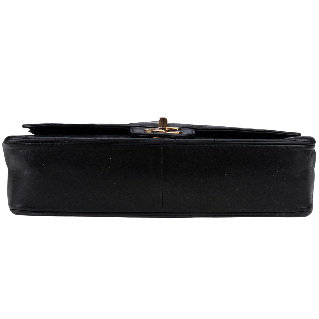Chanel Quilted Lambskin 24K Gold Double Flap Bag