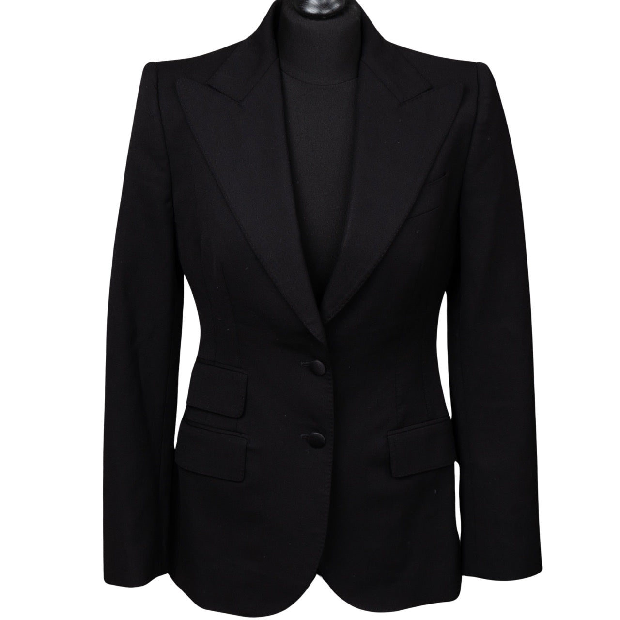 Dolce & Gabana Black Blazer + Pants Set (42)