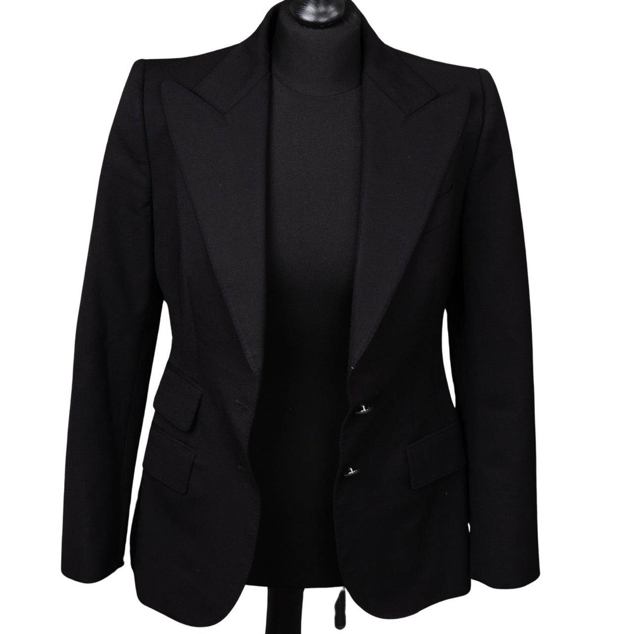 Dolce & Gabana Black Blazer + Pants Set (42)