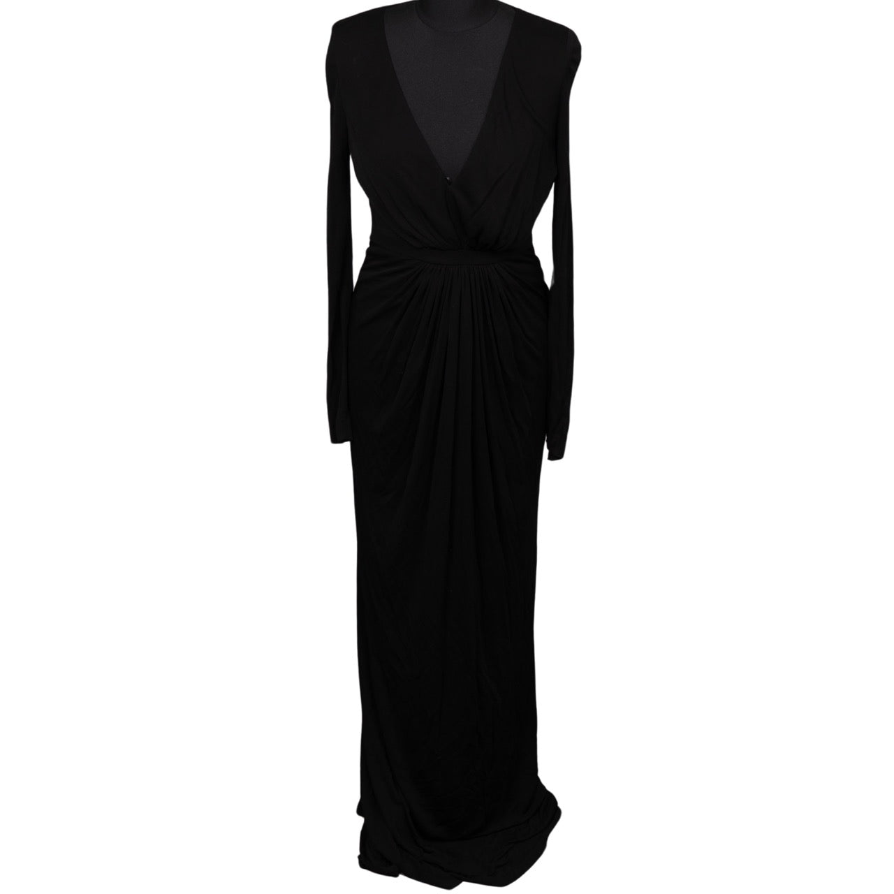 Gucci Black Viskose Gala Dress