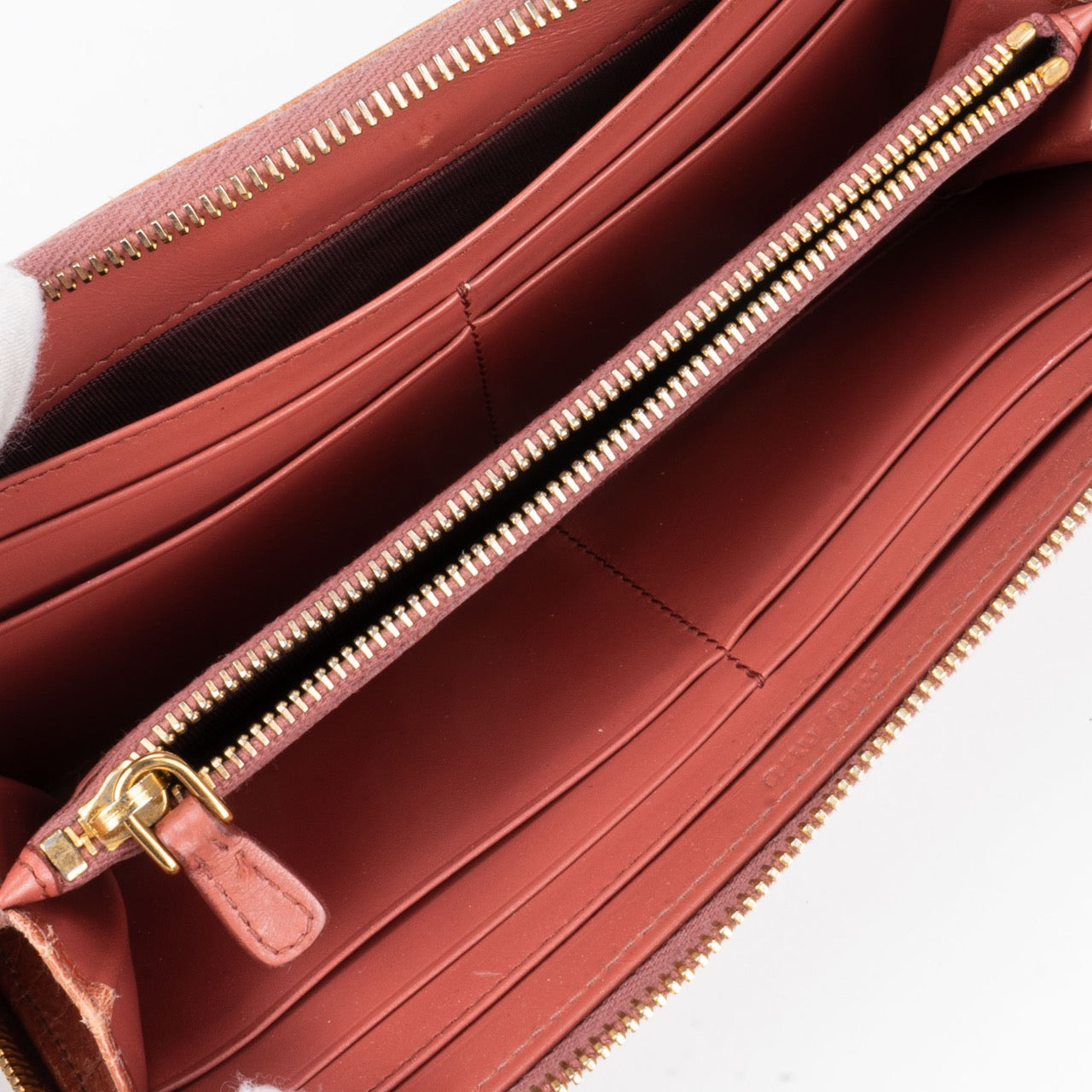 Miu Miu Croco Long Wallet