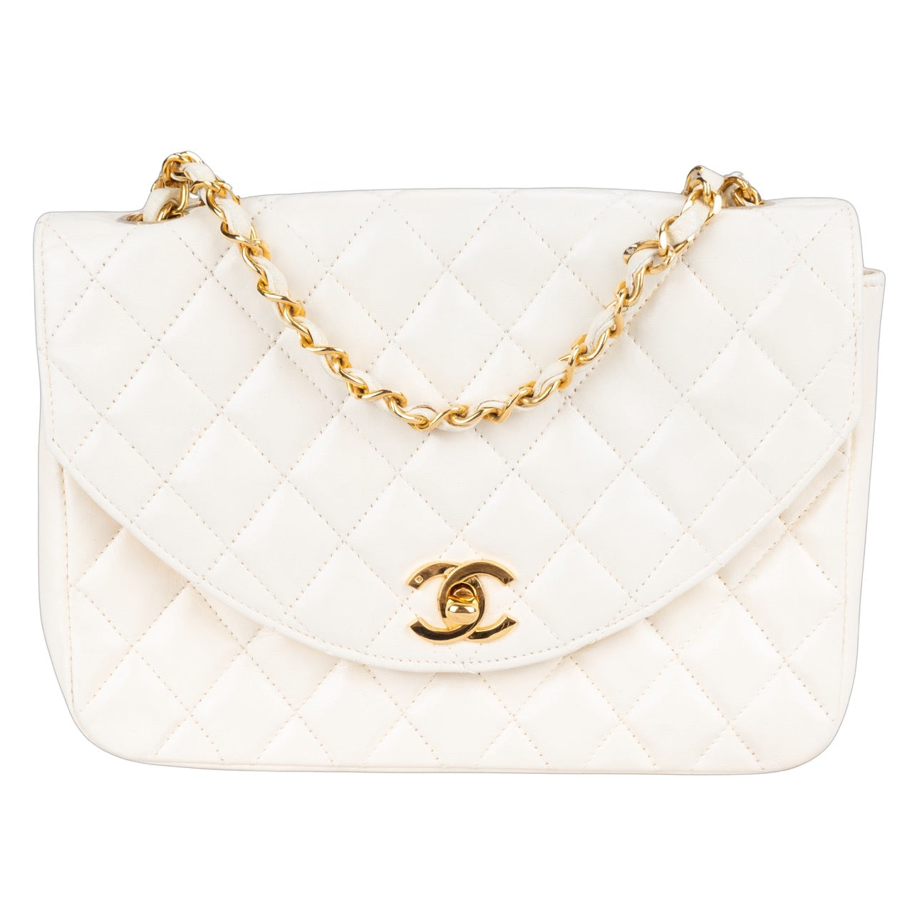 Chanel Quilted Lambskin 24K Gold Single Crossboy Flap Bag