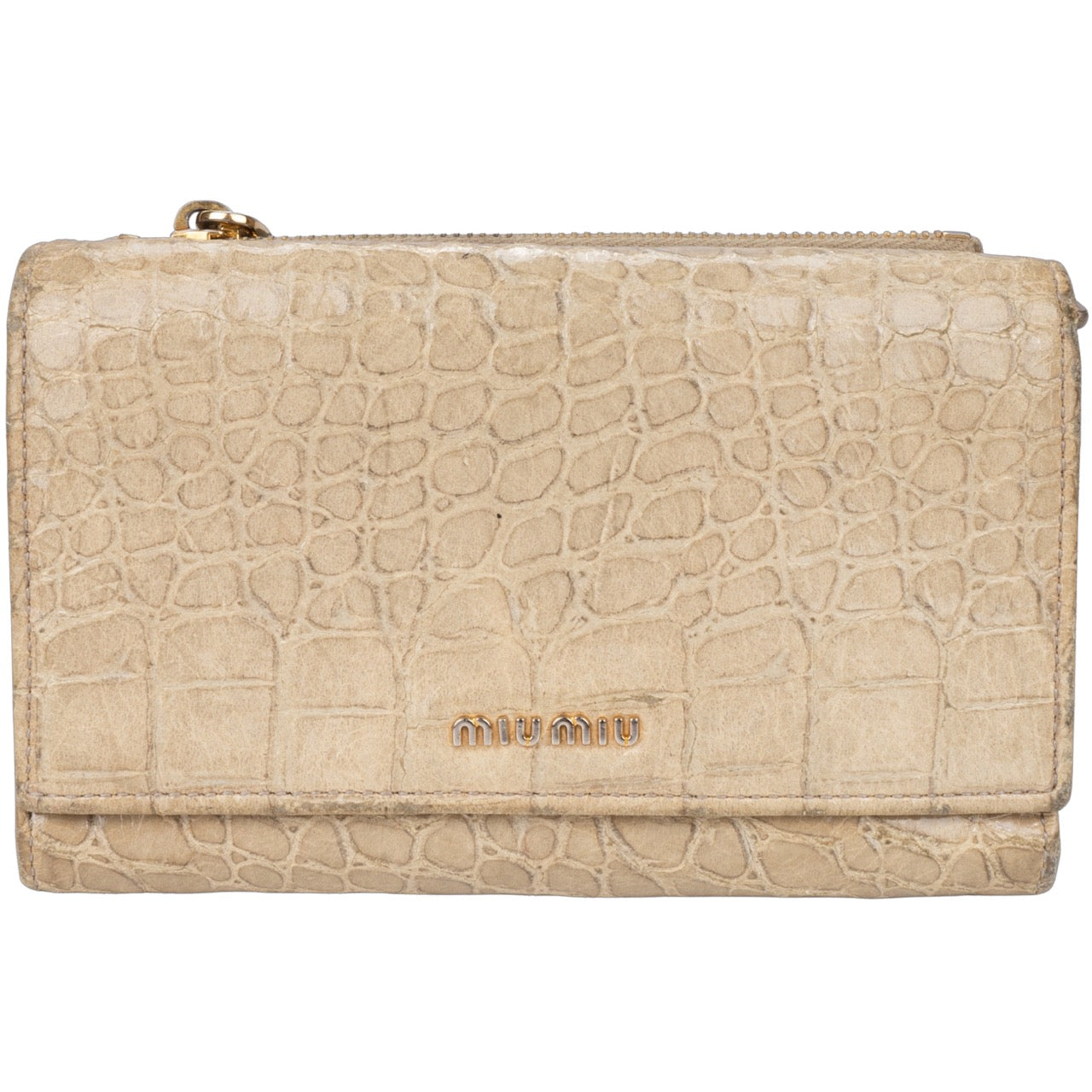 Miu Miu Croco Wallet