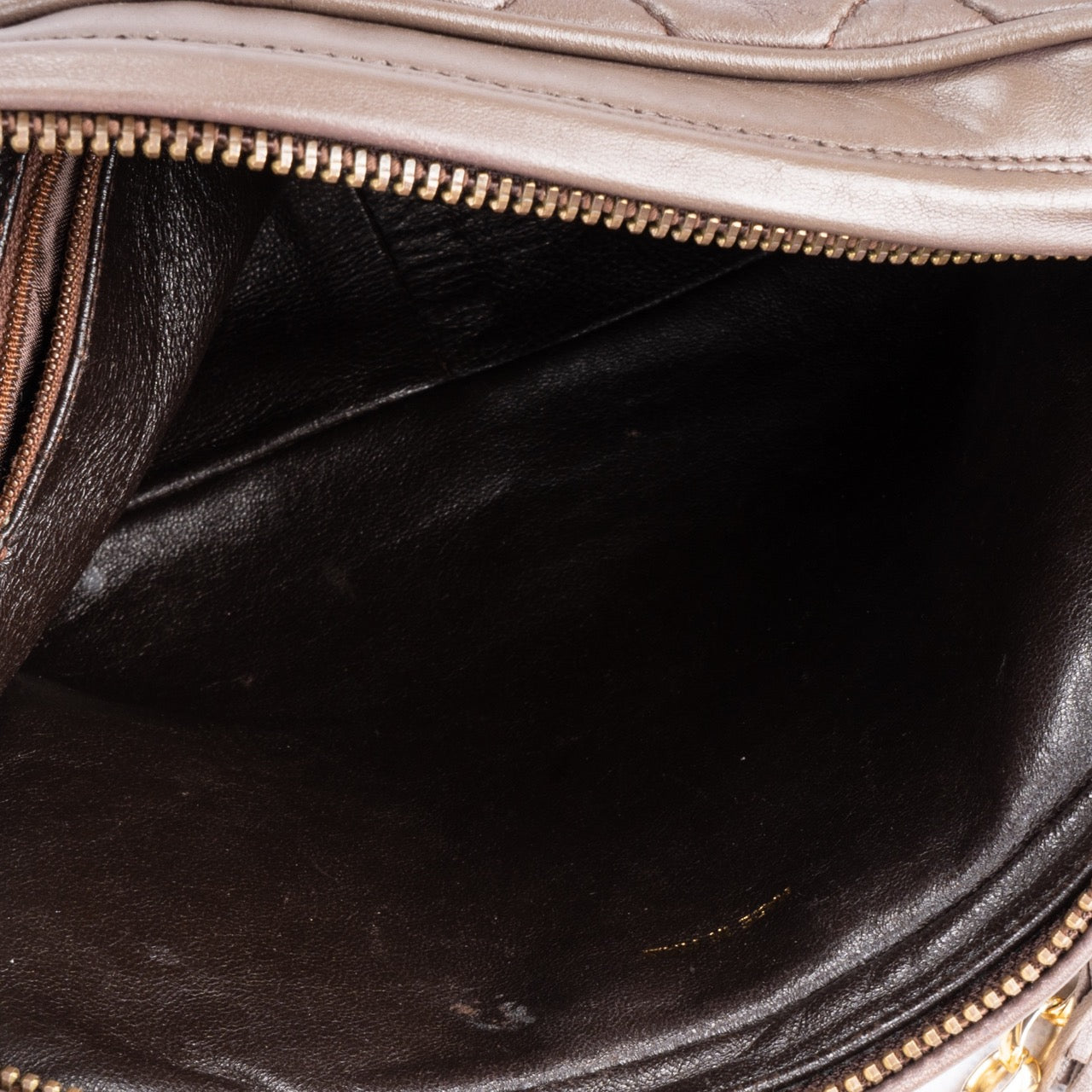 Chanel Quilted Lambskin 24K Gold Camera Crossbody Flap Bag