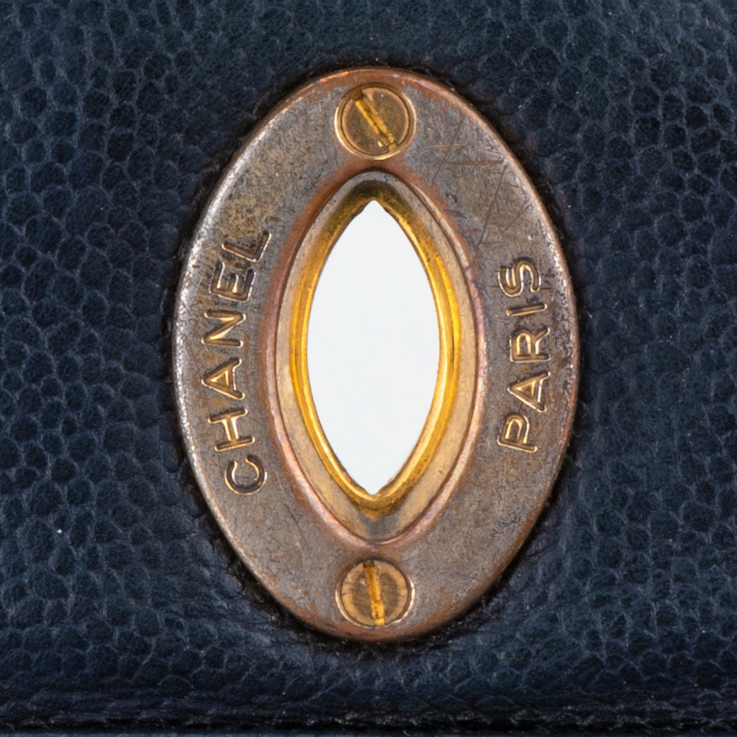 Chanel Quilted Lambskin 24K Gold Business Bag