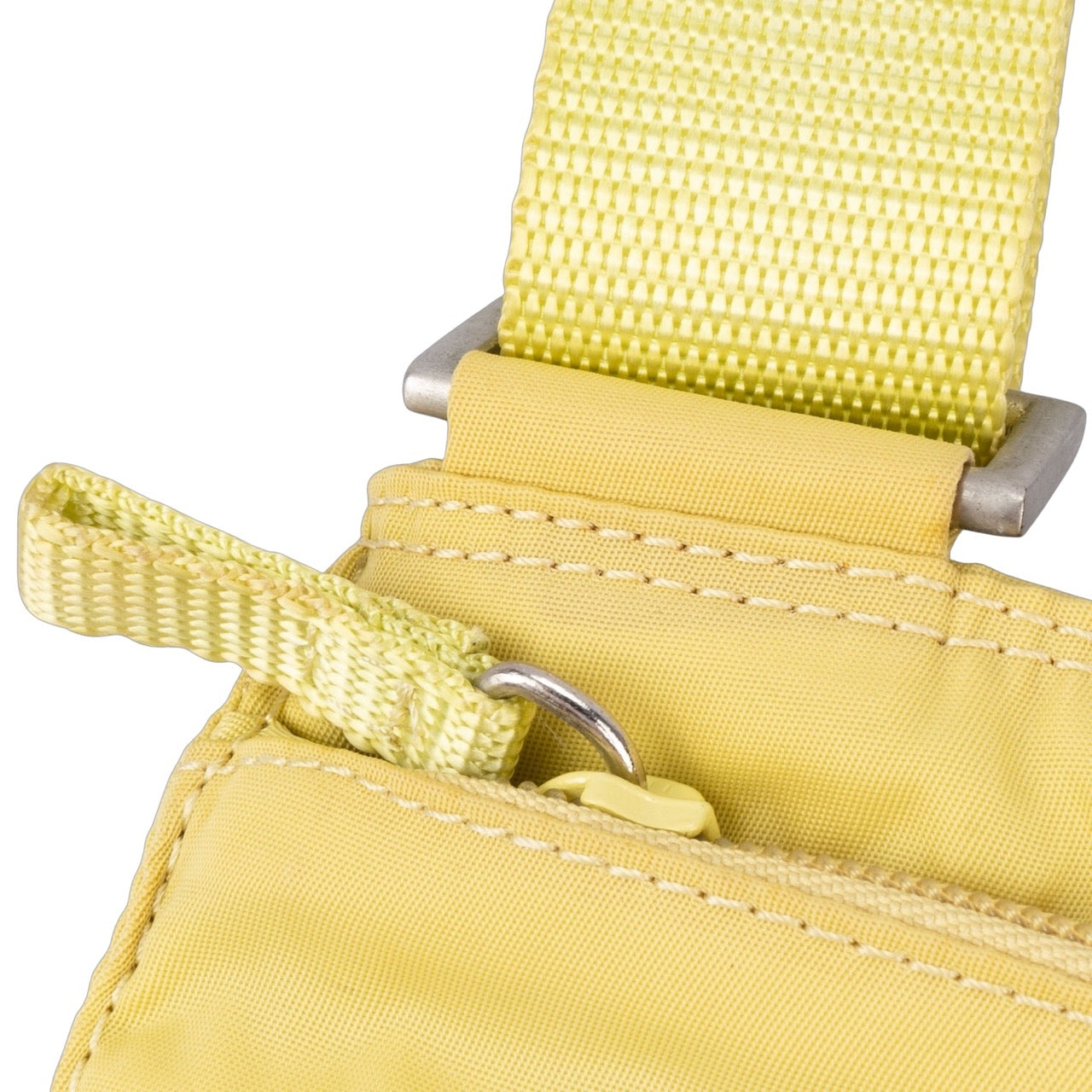 Prada Triangle Neon Nylon Crossbody Side Bag