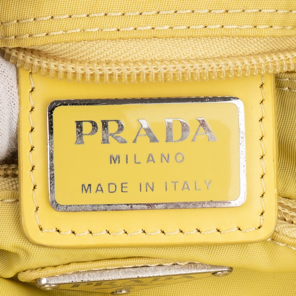 Prada Triangle Neon Nylon Crossbody Side Bag