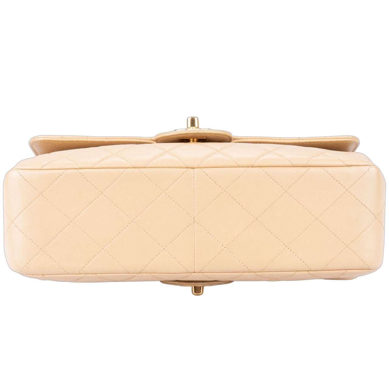 Chanel Quilted Lambskin 24K Gold Two Face Flap Bag
