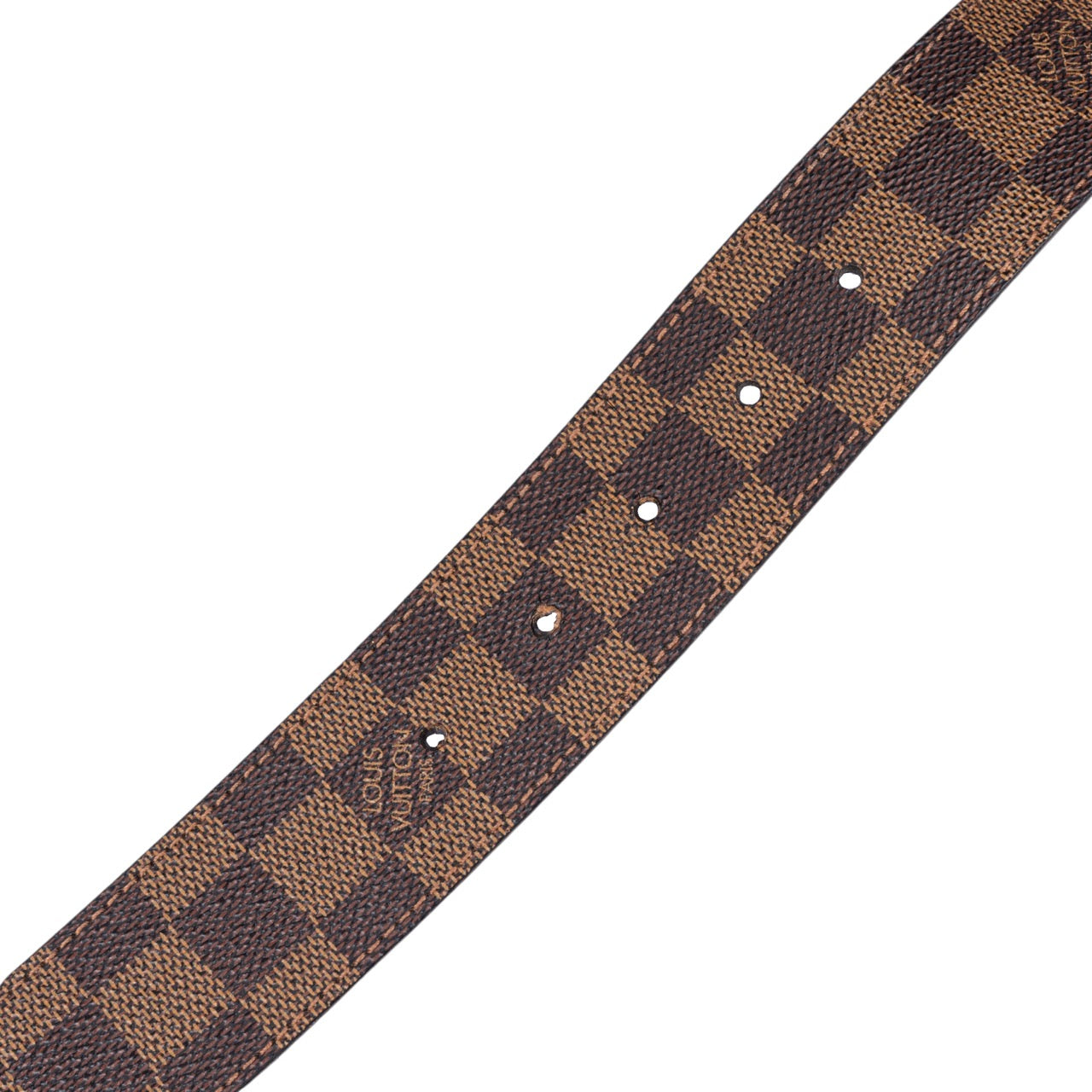 Louis Vuitton Damier Ebene Leather Belt